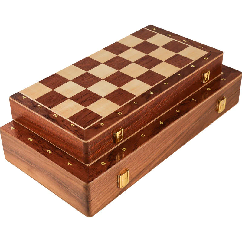 Large Wooden Folding Chess Set