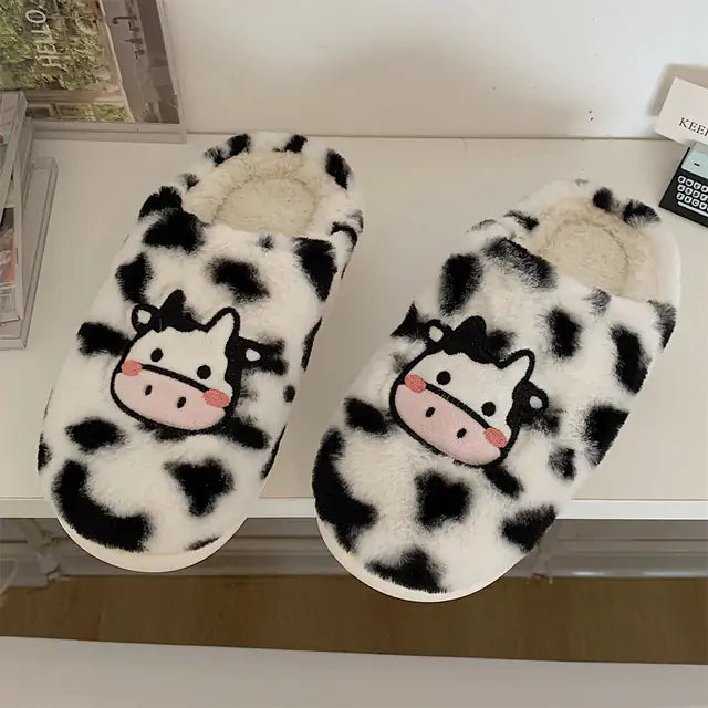 Cute Cow Slippers