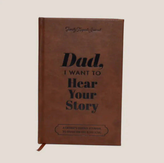 Creative Retro Dad Story Leather Notebook