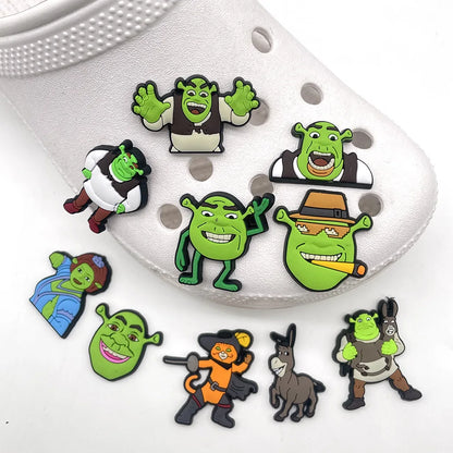 Shrek 10pcs Croc Charms