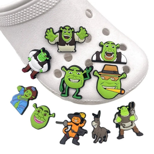 Shrek 10pcs Croc Charms