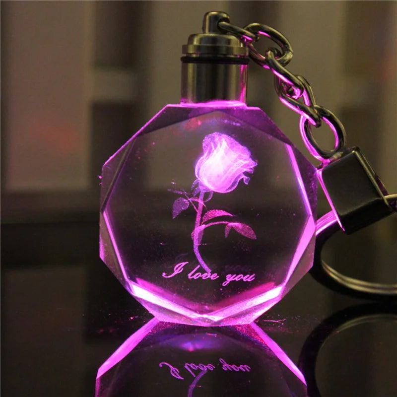 Luminous Love Keychain