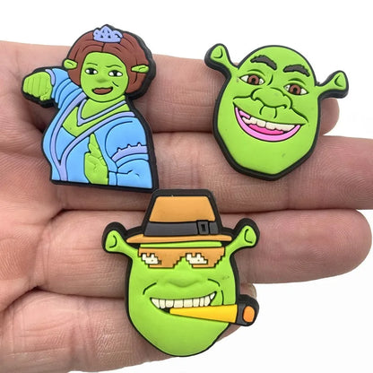 Shrek 10pcs Croc Charms