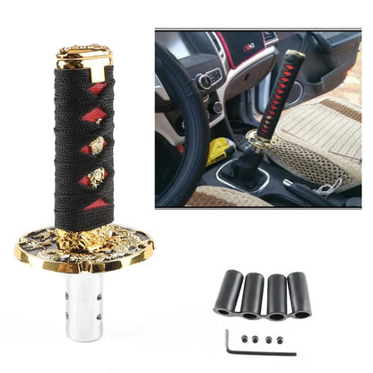 Universal JDM 15CM Samurai Knife Sword Style Gear Shift Knob Warrior Series Manual Stick Shift Knob Car Decor Accessories