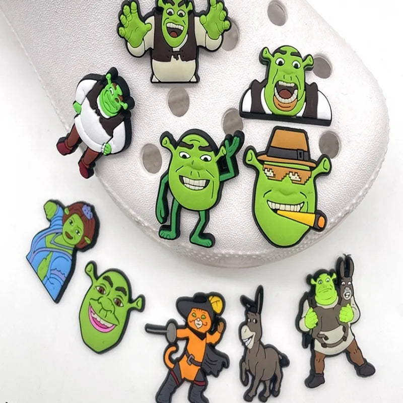 Shrek 10pcs Croc Charms