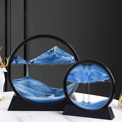 3D Hourglass Quicksand Art – Mesmerizing Moving Sand Picture for Home or Office