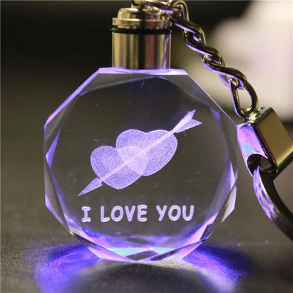 Luminous Love Keychain