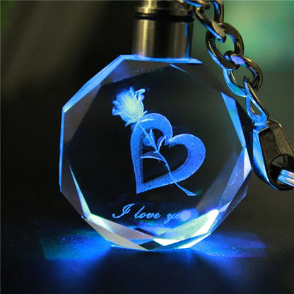 Luminous Love Keychain